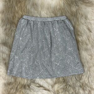 Small (4-5) Peek Metallic Silver Skirt